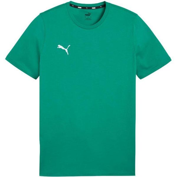 Koszulka Puma Team Goal. Czerwone t-shirty sportowe męskie Puma, na lato, l, z bawełny, bez ramiączek, do piłki nożnej. Za 111.90 zł.