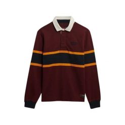 Koszulka polo Vintage Athletic Superdry. Czerwone koszulki polo męskie Superdry., m, bez wzorów, bez ramiączek. Za 331.75 zł.