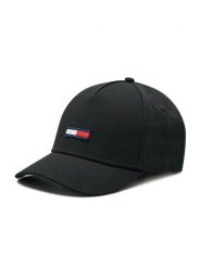 Tommy Jeans Czapka z daszkiem Tju Flag Cap AU0AU00843 Czarny. Czarne czapki z daszkiem damskie Tommy Jeans, bez wzorów, z jeansu. Za 109.99 zł.