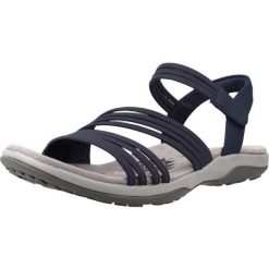 Sandały SKECHERS 163573S Niebieski. Niebieskie obuwie trekkingowe damskie Skechers. Za 280.99 zł.