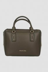 VALENTINO Zielona duża torebka Megeve. Zielone torebki klasyczne damskie Valentino by Mario Valentino, bez wzorów, duże, bez dodatków. W wyprzedaży za 499.99 zł.