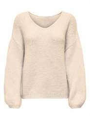 JDY Sweter w kolorze beżowym rozmiar: XS. Brązowe swetry klasyczne damskie JDY, xs, bez kołnierzyka. Za 109.95 zł.