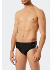 Schiesser Kąpielówki w kolorze czarnym rozmiar: L. Czarne kąpielówki męskie Schiesser, l, bez wzorów, z materiału. Za 78.28 zł.