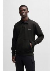 BOSS Orange Koszulka polo w kolorze czarnym rozmiar: M. Czarne koszulki polo męskie Boss Orange, m, bez wzorów, z bawełny, bez ramiączek. Za 245.96 zł.