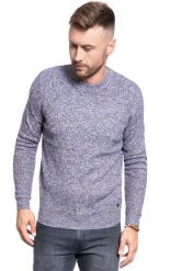 MĘSKI SWETER MUSTANG EMIL C STRUCTURE 1009135 1001. Swetry męskie Mustang, m, bez wzorów, bez kołnierzyka. W wyprzedaży za 69.99 zł.