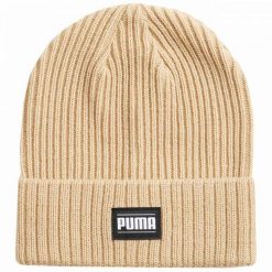 Klasyczna Czapka Z Wywiniętymi Mankietami Dla Dorosłych Unisex. Brązowe czapki zimowe damskie Puma. Za 131.99 zł.