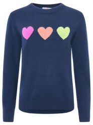 Zwillingsherz Kaszmirowy sweter w kolorze granatowym rozmiar: L. Niebieskie swetry klasyczne damskie Zwillingsherz, l, z kaszmiru, bez kołnierzyka. Za 295.86 zł.