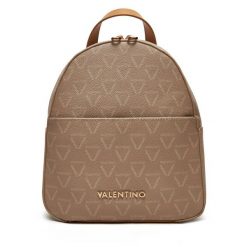 Plecak Valentino. Brązowe plecaki damskie Valentino, bez wzorów, sportowe. Za 639.99 zł.
