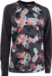 Bluza rowerowa damska ION Scrub LS. Czarne bluzy z kapturem damskie ION, xs, z materiału. Za 354.70 zł.