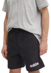 Krótkie Spodenki Adidas Sport M Lin Sj Sho Dorośli. Czarne szorty męskie Adidas, bez wzorów, z bawełny, sportowe. Za 146.75 zł.