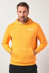 Męska Bluza z kapturem fitness kaptur do rozm. 7XL. Brązowe bluzy sportowe męskie JAY-PI, bez wzorów, z bawełny, sportowe, bez kołnierzyka, bez ramiączek. Za 349.99 zł.