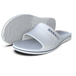Klapki basenowe męskie Nabaiji 100 Plus. Białe klapki i japonki męskie NABAIJI. Za 59.99 zł.
