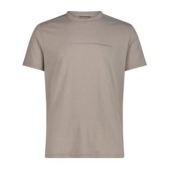 T-shirt CMP Drirelease. Brązowe t-shirty męskie CMP, m, bez wzorów, z bawełny, bez kołnierzyka. Za 163.50 zł.