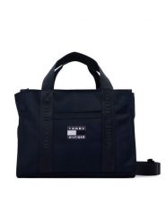 Tommy Hilfiger Torebka KA0KA00052 Granatowy. Niebieskie torebki klasyczne damskie Tommy Hilfiger, bez wzorów, z materiału, bez dodatków. Za 249.99 zł.