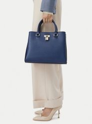 Nine West Torebka CEO-TRUE GRACE-LDA9866 Granatowy. Niebieskie torebki klasyczne damskie Nine West, bez wzorów, ze skóry, bez dodatków. Za 299.99 zł.