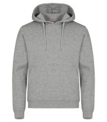 Clique Miami Hoody - Bluza z kapturem z bawełny i poliestru recyklingowanego. Szare bluzy z kapturem męskie CLIQUE, xl, z bawełny. Za 172.75 zł.