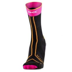 Skarpety do biegania X-Socks Trailrun Terraskin Expert Crew. Czarne skarpetki męskie X BIONIC, bez wzorów, z materiału. Za 164.99 zł.