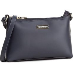 Torebka MONNARI - BAGA021-013 Navy. Niebieskie listonoszki damskie Monnari, bez wzorów, ze skóry ekologicznej, bez dodatków. W wyprzedaży za 69.00 zł.