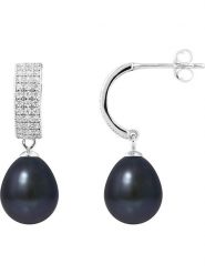 Pearl Addict Srebrne kolczyki-wkrętki z perłami rozmiar: onesize. Niebieskie kolczyki damskie Pearl Addict, z cyrkonią, srebrne. Za 250.35 zł.