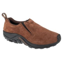Buty Merrell Jungle Moc J65685 brązowe. Brązowe buty sportowe na co dzień męskie z gumy, bez zapięcia. Za 491.55 zł.
