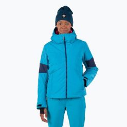 Kurtka narciarska damska Rossignol Wispile Puffy. Niebieskie kurtki damskie Rossignol, l, bez wzorów, z materiału, bez kaptura, narciarskie, primaloft. Za 1,299.00 zł.