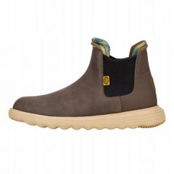 HEYDUDE Męskie Sztyblety Branson Classic. Brązowe sztyblety męskie Hey dude, z materiału, bez zapięcia. Za 439.00 zł.