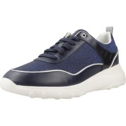 Buty GEOX D ALLENIEE Niebieski. Niebieskie obuwie trekkingowe damskie Geox. Za 216.99 zł.