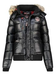 Canadian Peak Kurtka zimowa "Bugseak" w kolorze czarnym rozmiar: XL. Czarne kurtki damskie Canadian Peak, na zimę, xl, bez wzorów, z puchu, bez kaptura. Za 330.67 zł.