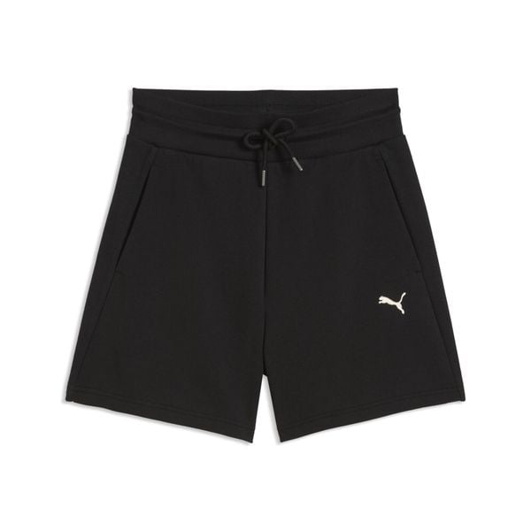 Damskie szorty z wysokim stanem PUMA Class 5" PUMA. Czarne szorty damskie Puma, bez wzorów, sportowe, z podwyższonym stanem. Za 179.00 zł.