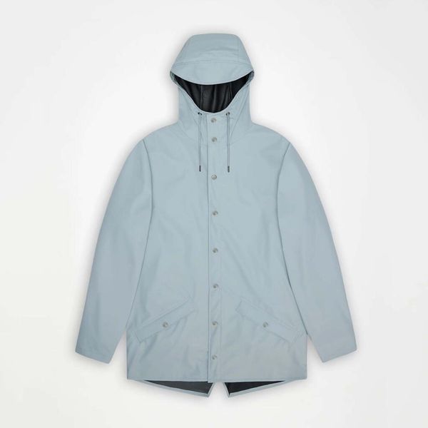 Kurtka RAINS JACKET W3 Szary. Szare kurtki damskie Rains, l, bez wzorów, z syntetyku, bez kaptura. Za 213.99 zł.