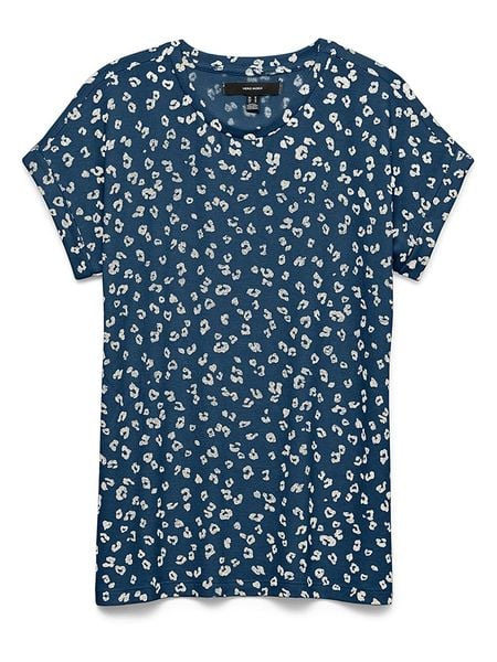 Vero Moda Sweter w kolorze niebieskim rozmiar: L. Niebieskie swetry klasyczne damskie Vero Moda, l, bez kołnierzyka. Za 52.42 zł.