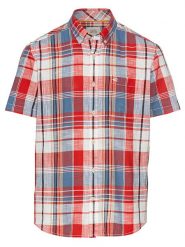 Camel Active Koszula - Regular fit - w kolorze czerwonym rozmiar: 4XL. Czerwone koszule męskie Camel Active, xl, bez wzorów, z bawełny, bez kołnierzyka, bez ramiączek. Za 122.96 zł.