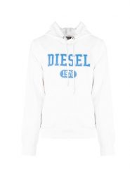 Diesel Bluza "S-Ginn" | A03826-0HAYT-100 | Mężczyzna | Biały. Białe bluzy z kapturem męskie Diesel, m, z bawełny. W wyprzedaży za 319.00 zł.