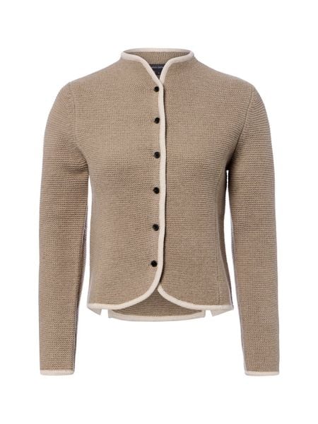 Franco Callegari Sweter z wełny Kobiety beżowy, M. Brązowe swetry klasyczne damskie Franco Callegari, m, z dzianiny, bez kołnierzyka. Za 399.95 zł.