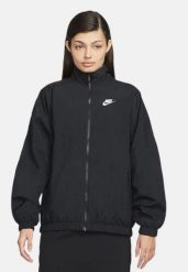 Kurtka uniwersalna damska Nike DM6185010. Czarne kurtki do biegania damskie Nike, m, bez wzorów, z materiału, bez kaptura. Za 396.00 zł.