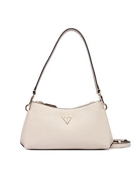 Guess Torebka Noelle II Mini HWZG96 72730 Écru. Torebki klasyczne damskie Guess, z aplikacjami, ze skóry, bez dodatków. Za 589.99 zł.