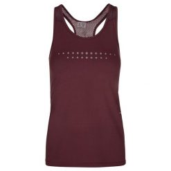 Damski top do biegania Kilpi SIEN-W. Czerwone topy damskie Kilpi, l, bez wzorów, bez kołnierzyka. Za 145.26 zł.