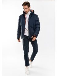 Northwood Kurtka zimowa "Nolan" w kolorze granatowym rozmiar: M. Niebieskie kurtki męskie Northwood, na zimę, m, bez wzorów, bez kaptura. Za 224.95 zł.