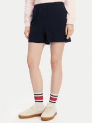 Tommy Hilfiger Szorty sportowe UW0UW05800 Granatowy Regular Fit. Niebieskie spodenki sportowe damskie Tommy Hilfiger, m, z bawełny. Za 109.99 zł.