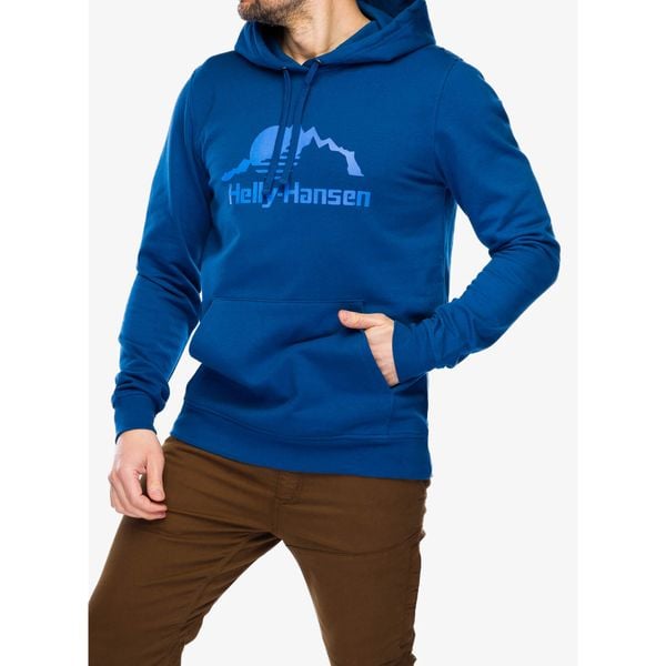Bluza z kapturem Helly Hansen Nord Graphic. Niebieskie bluzy z kapturem męskie Helly Hansen, l. Za 417.50 zł.