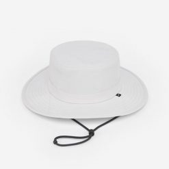 Kapelusz żeglarski Decathlon 500. Szare kapelusze damskie Decathlon, bez wzorów, z elastanu. Za 49.99 zł.