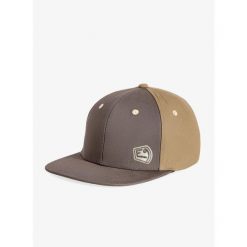 Czapka z daszkiem E9 Quarty - grey/sand. Niebieskie czapki męskie E9, bez wzorów. Za 118.99 zł.