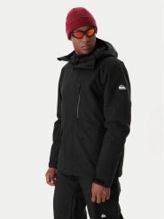 Quiksilver Kurtka narciarska Mission Solid EQYTJ03523 Czarny Regular Fit. Czarne kurtki narciarskie i snowboardowe damskie Quiksilver, m, bez wzorów, z syntetyku, bez kaptura, narciarskie. Za 819.99 zł.