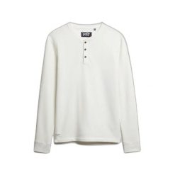 Koszulka z długim rękawem Superdry Merchant Grandad. Białe koszulki męskie z długim rękawem Superdry., xl. Za 195.85 zł.