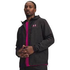 Under Armour Męska Kurtka Przeciwdeszczowa Rival Wvn 1390149. Białe kurtki męskie Under Armour, m, bez wzorów, z elastanu, z kapturem. Za 302.45 zł.