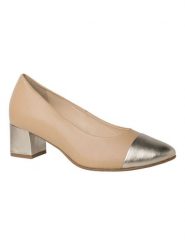 HASSIA Skórzane czółenka "Capri" w kolorze złoto-jasnobrązowym rozmiar: 40. Brązowe czółenka damskie HASSIA, bez wzorów, bez obcasa. Za 369.99 zł.