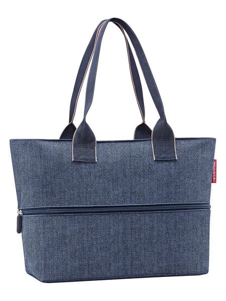 Reisenthel Shopper bag "e1" w kolorze granatowym - 50 x 26,5 x 16,5 cm rozmiar: onesize. Niebieskie shopper bag damskie Reisenthel, bez wzorów, z materiału, na ramię, bez dodatków. Za 108.74 zł.