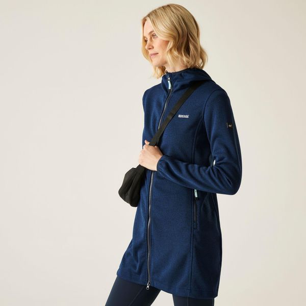 Bluza turystyczna damska Bloomfield. Niebieskie bluzy bez kaptura damskie Regatta, z poliesteru. W wyprzedaży za 119.99 zł.