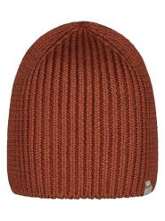 Barts Wełniana czapka "Peoria" w kolorze jasnobrązowym rozmiar: onesize. Brązowe czapki męskie Barts, bez wzorów, ze skóry, sportowe. Za 104.89 zł.