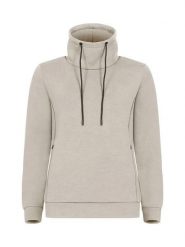 Clique Hobart Women bluza z półgolfem z tkaniny air-layer Stone. Brązowe bluzy bez kaptura damskie CLIQUE, l, z elastanu. Za 188.92 zł.